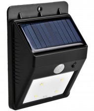 Zewnętrzne światło LED + czujnik ruchu - zasilane na baterię słoneczną