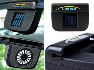 Solarny wentylator samochodowy